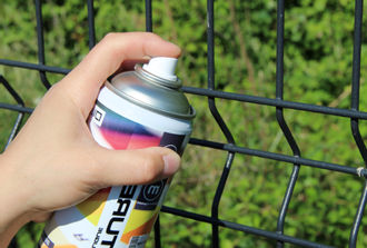 bombes de peinture pour retouche grillage