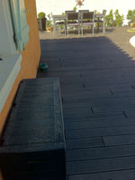 terrasse composite salon de jardin