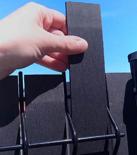 Lame d'occultation REDCINHA® pour cloture rigide