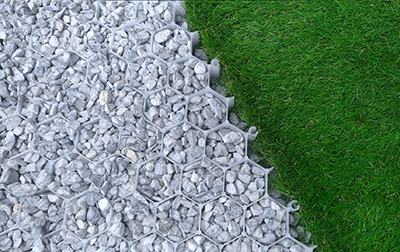 Plaque stabilisatrice gravier