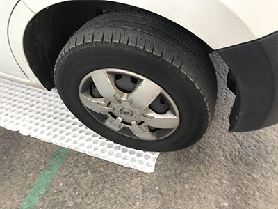 Résistance de plaque stabilisatrice gravier