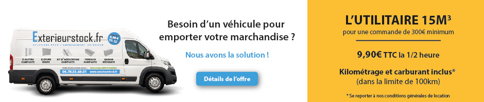 Offre de location véhicule utilitaire 15 m3