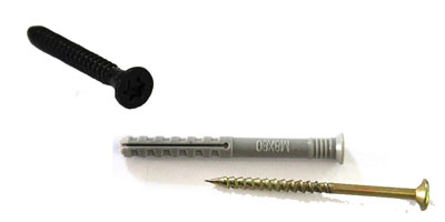  vis cheville matériaux